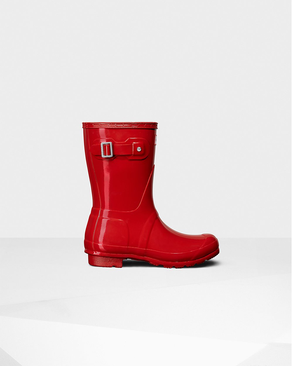 Hunter Mujer Original Gloss - Botas de Lluvia Rojas - 271-VXAULC